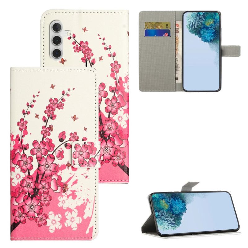 Fodral Samsung Galaxy S24 Plus 5g Tropiska Blommor