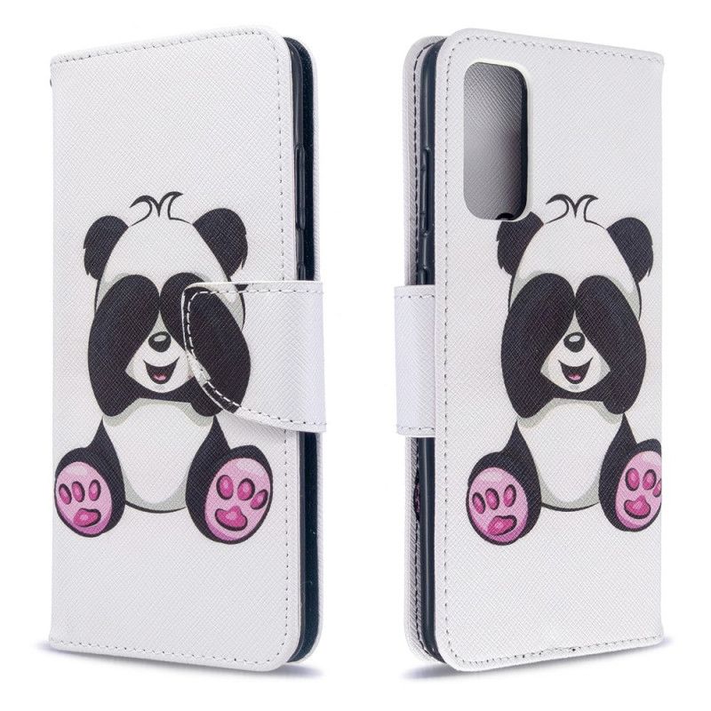 Fodral för Samsung Galaxy S20 Rolig Panda