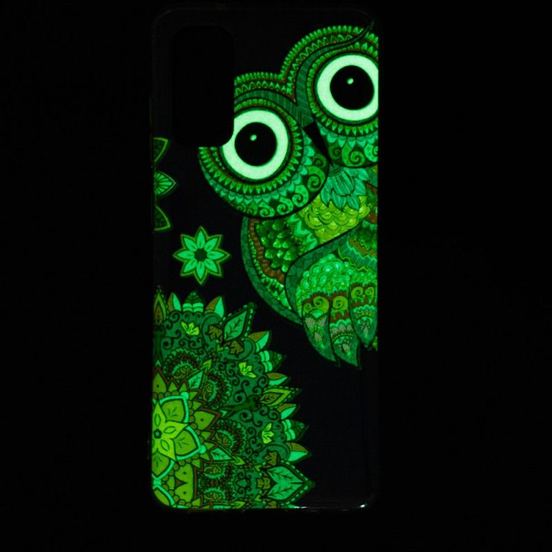 Skal Samsung Galaxy S20 Fluorescerande Mandalauggla