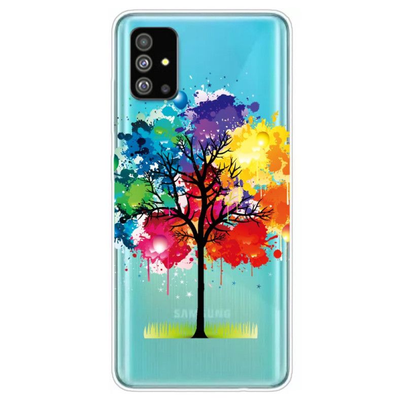 Skal Samsung Galaxy S20 Transparent Akvarell Träd