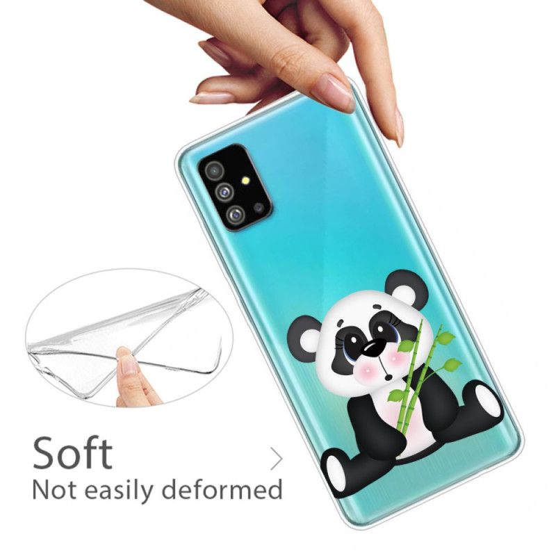 Skal Samsung Galaxy S20 Transparent Ledsen Panda