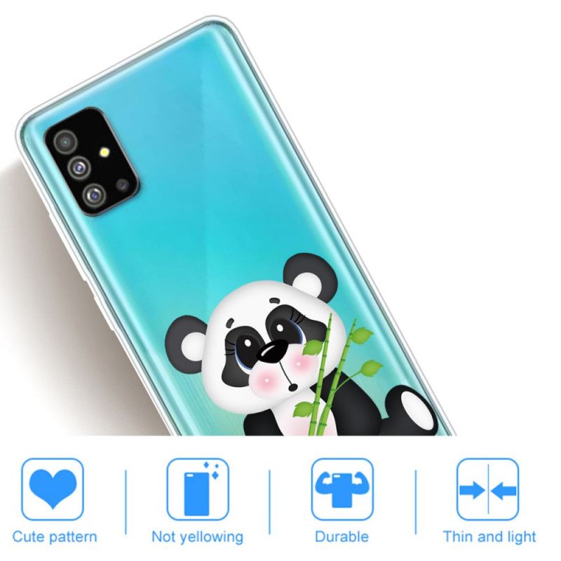 Skal Samsung Galaxy S20 Transparent Ledsen Panda