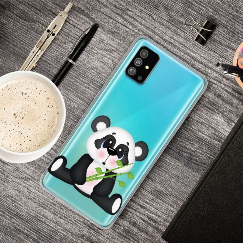 Skal Samsung Galaxy S20 Transparent Ledsen Panda
