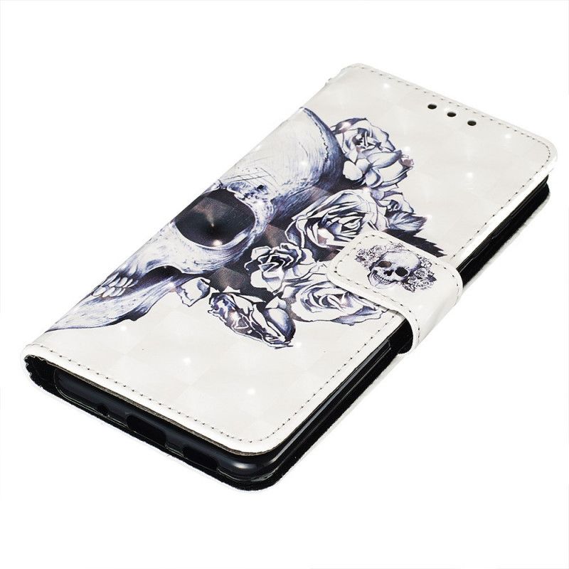 Skyddsfodral Samsung Galaxy S20 Blommig Skalle