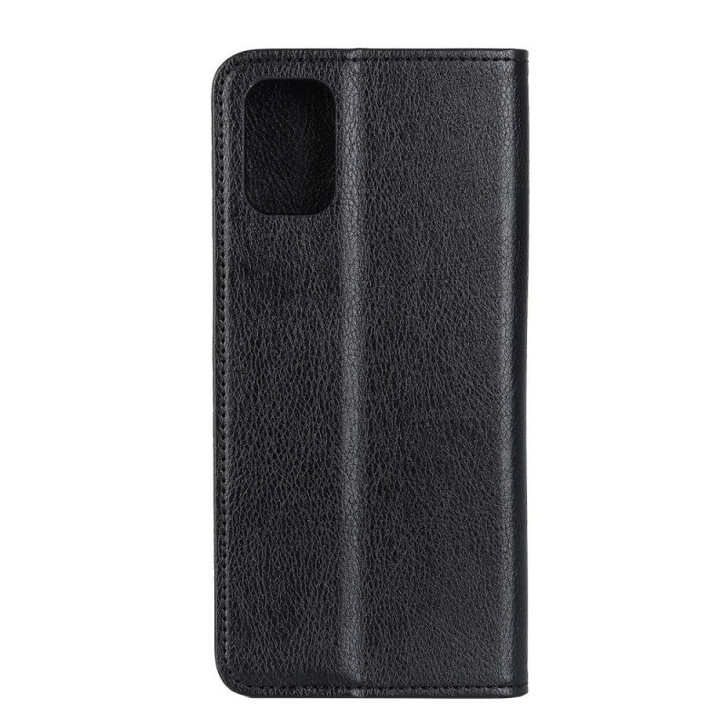 Folio-fodral Samsung Galaxy A02s Svart Elegant Splitlitchiläder