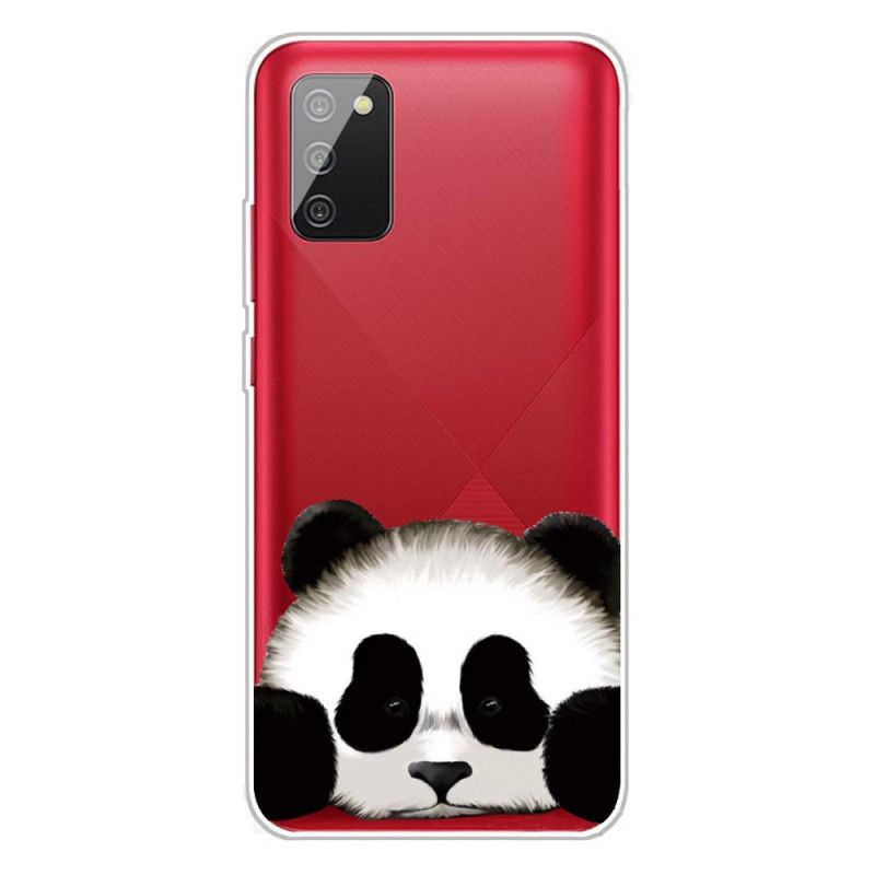 Skal Samsung Galaxy A02s Transparent Panda