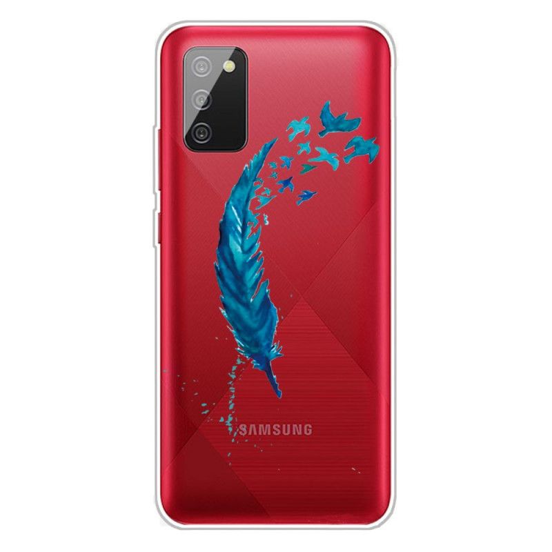 Skal Samsung Galaxy A02s Vacker Fjäder