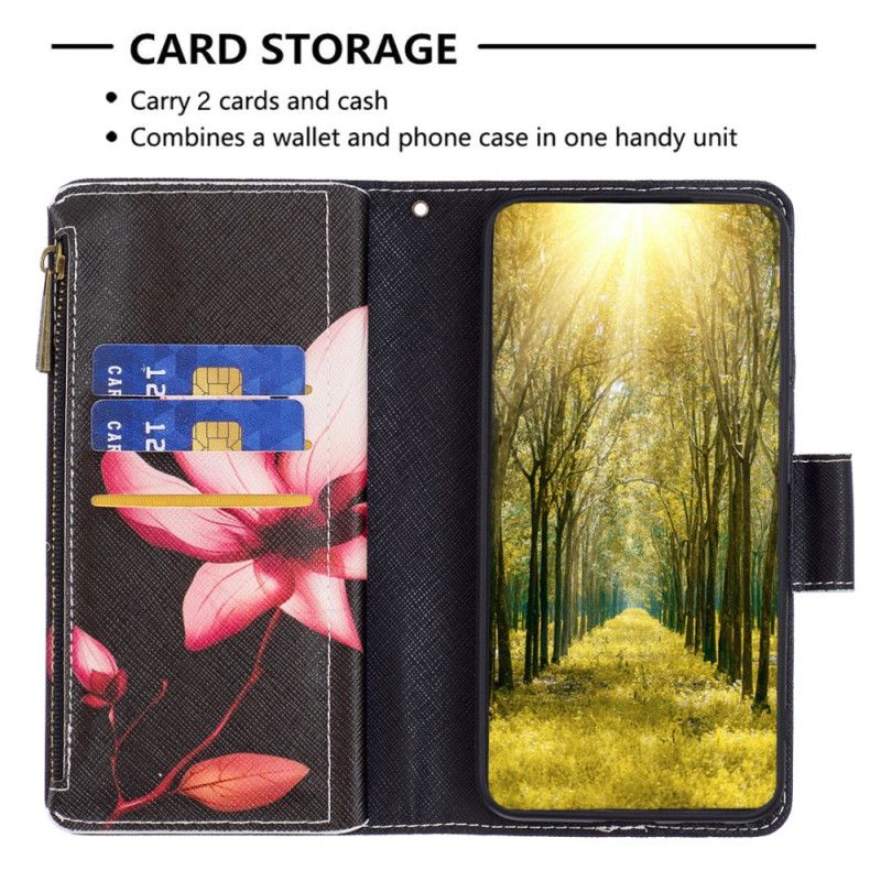 Fodral Xiaomi Redmi Note 13 Pro 4g Lotus Strap Wallet