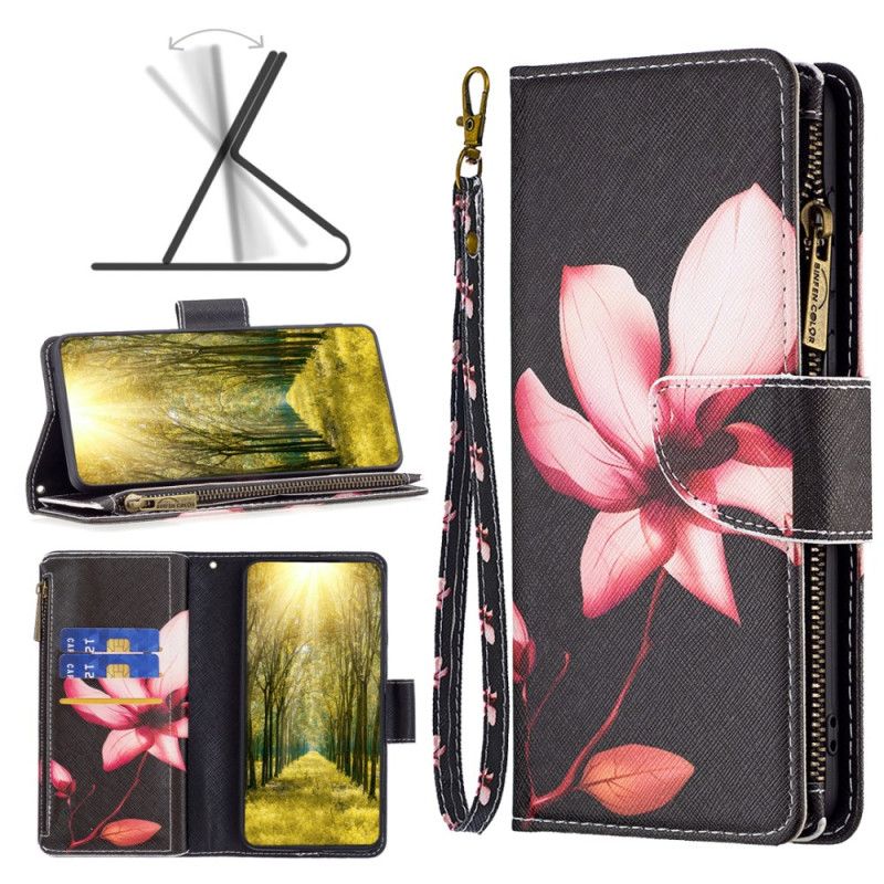 Fodral Xiaomi Redmi Note 13 Pro 4g Lotus Strap Wallet