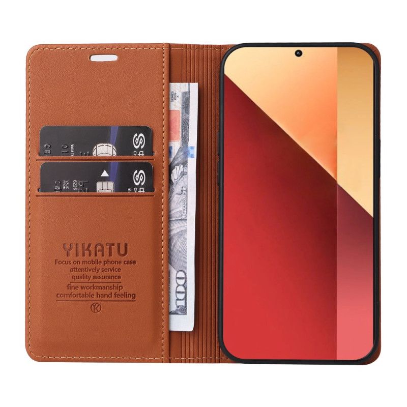 Folio-fodral Xiaomi Redmi Note 13 Pro 4g Magnetisk Yikatu