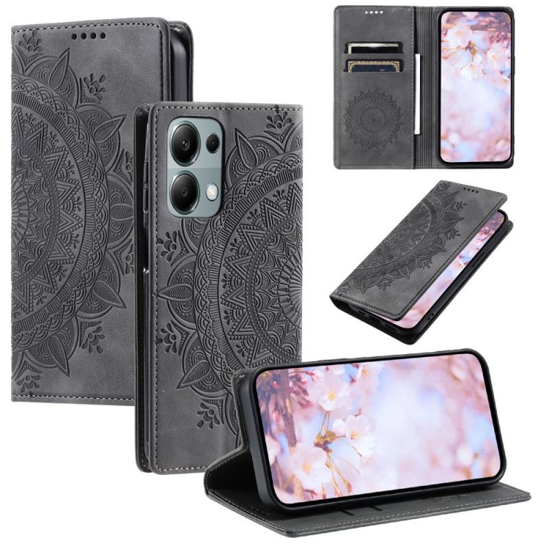 Folio-fodral Xiaomi Redmi Note 13 Pro 4g Mandala Mockaeffekt