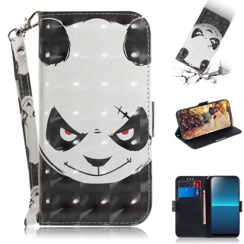 Skyddsfodral Sony Xperia L4 Arg Panda Med Rem