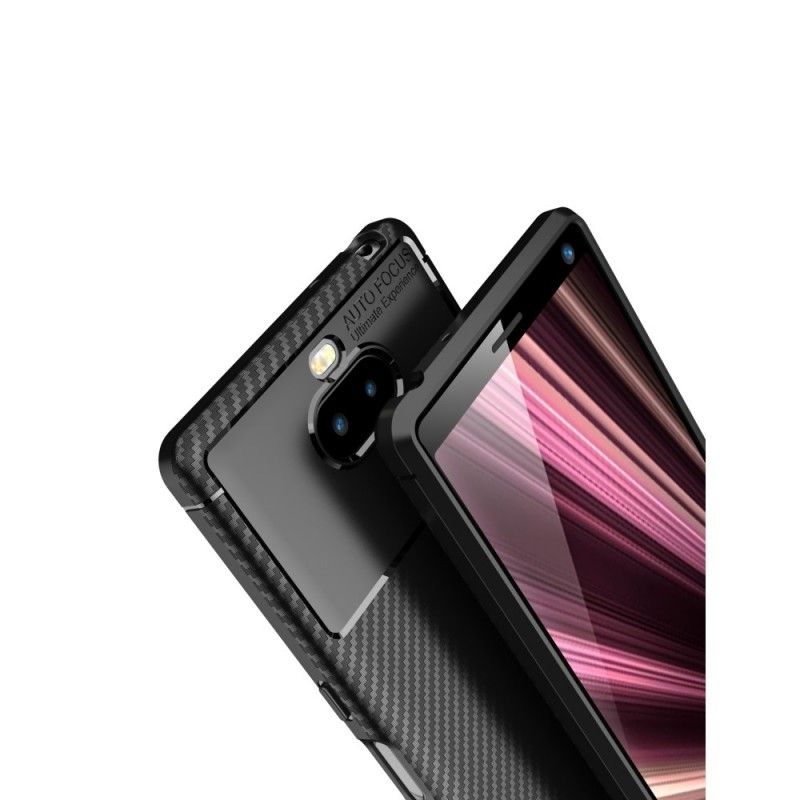 Skal Sony Xperia 10 Mörkblå Ultrafint Kol