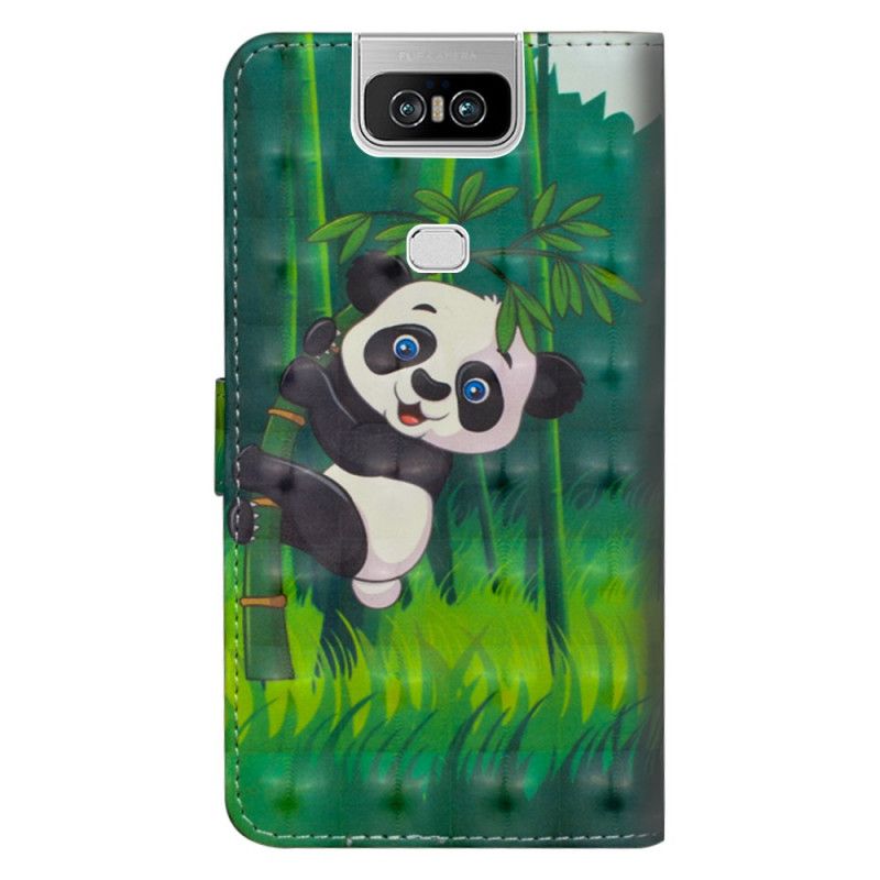 Fodral för Asus ZenFone 6 Panda Och Bambu