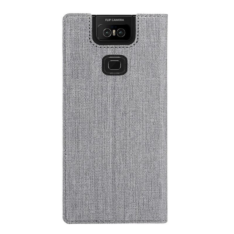 Folio-fodral Asus ZenFone 6 Svart Texturerat