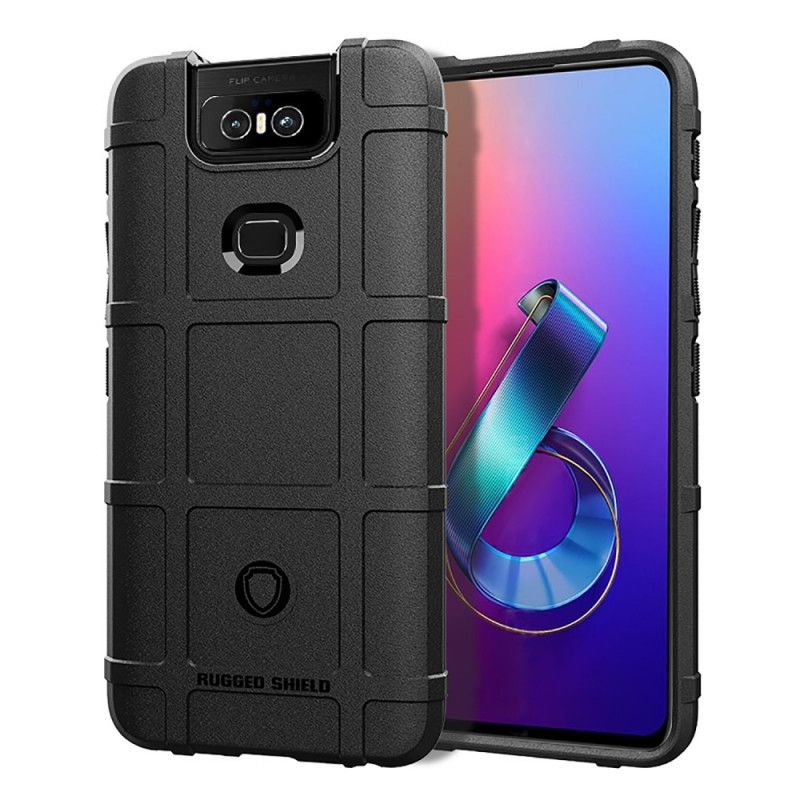 Skal Asus ZenFone 6 Svart Robust Sköld