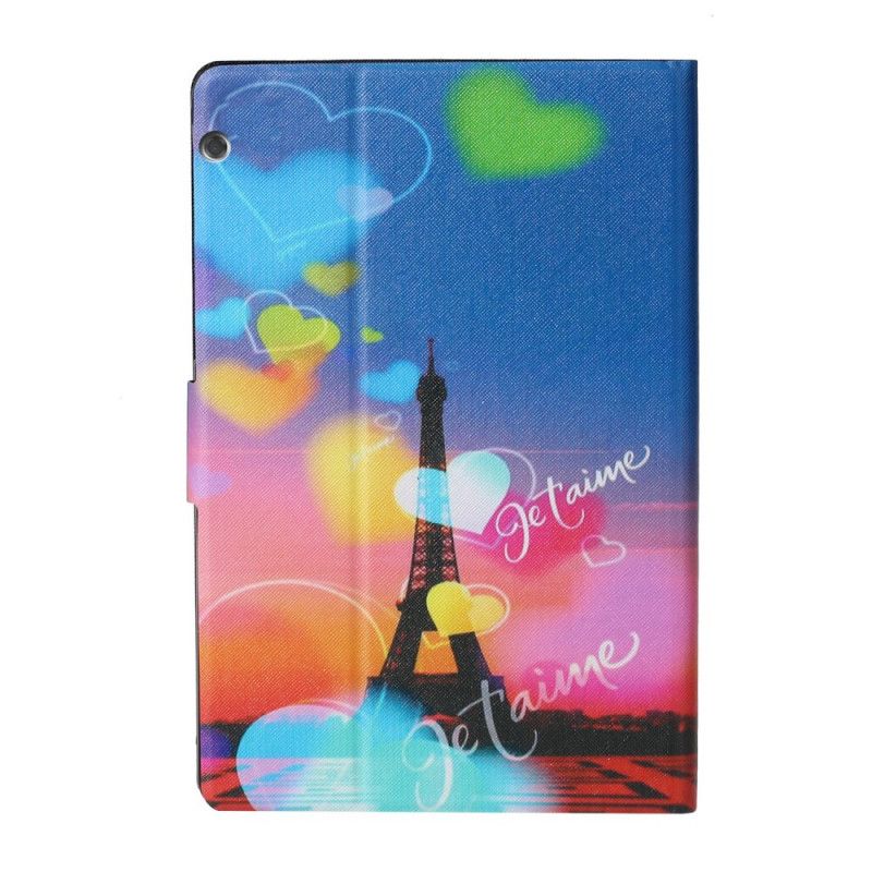 Fodral för Huawei MediaPad T3 10 Paris Jag Älskar Dig