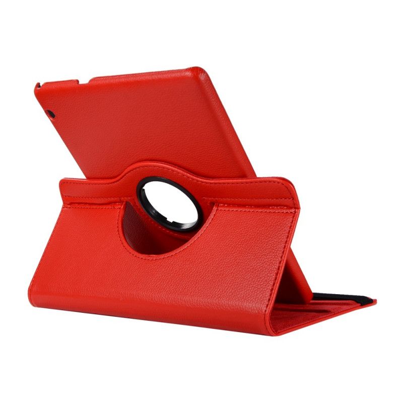 Skyddsfodral Huawei MediaPad T3 10 Röd 360 ° Roterbar Lycheskinnstil