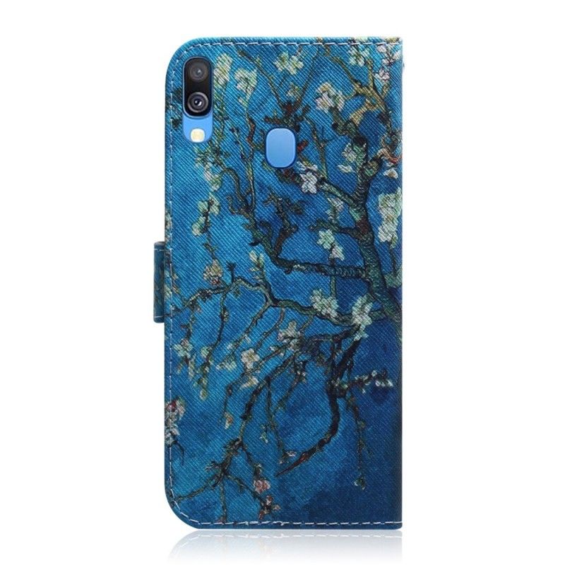 Fodral Samsung Galaxy A40 Blommande Trädgren