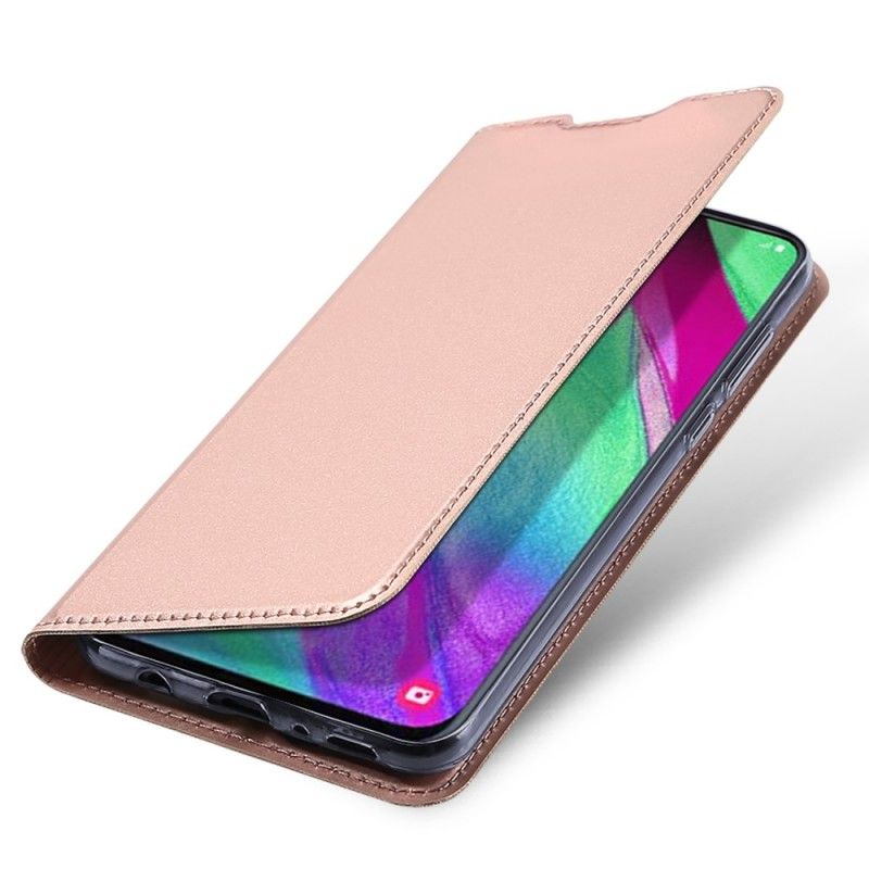 Folio-fodral Samsung Galaxy A40 Svart Pro Dux Ducis Hud