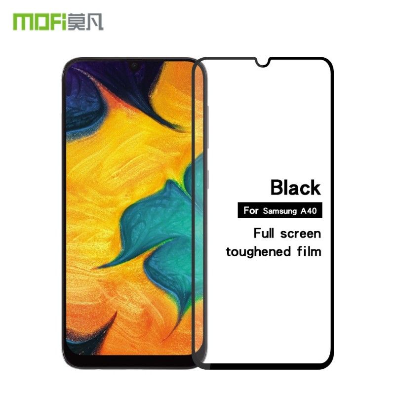 Mofi Samsung Galaxy A40 Skydd Av Härdat Glas