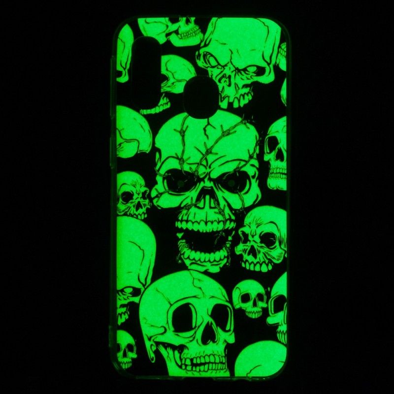 Skal Samsung Galaxy A40 Fluorescerande Skalle För Uppmärksamhet