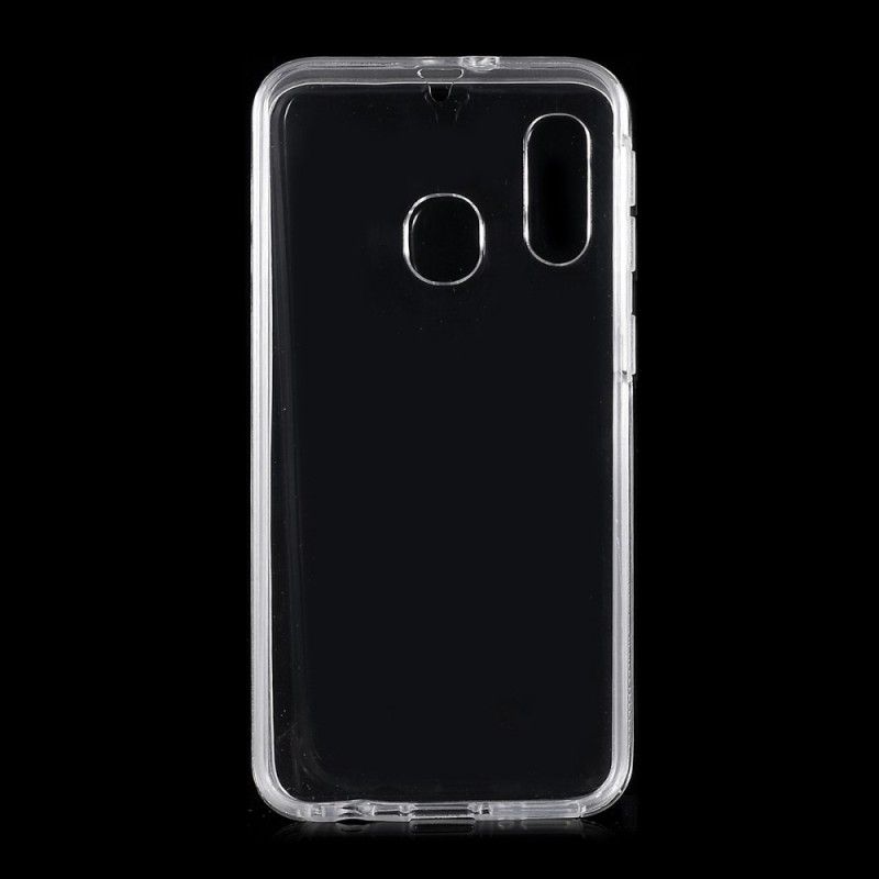 Skal Samsung Galaxy A40 Mobilskal Transparent Anti-Gulning