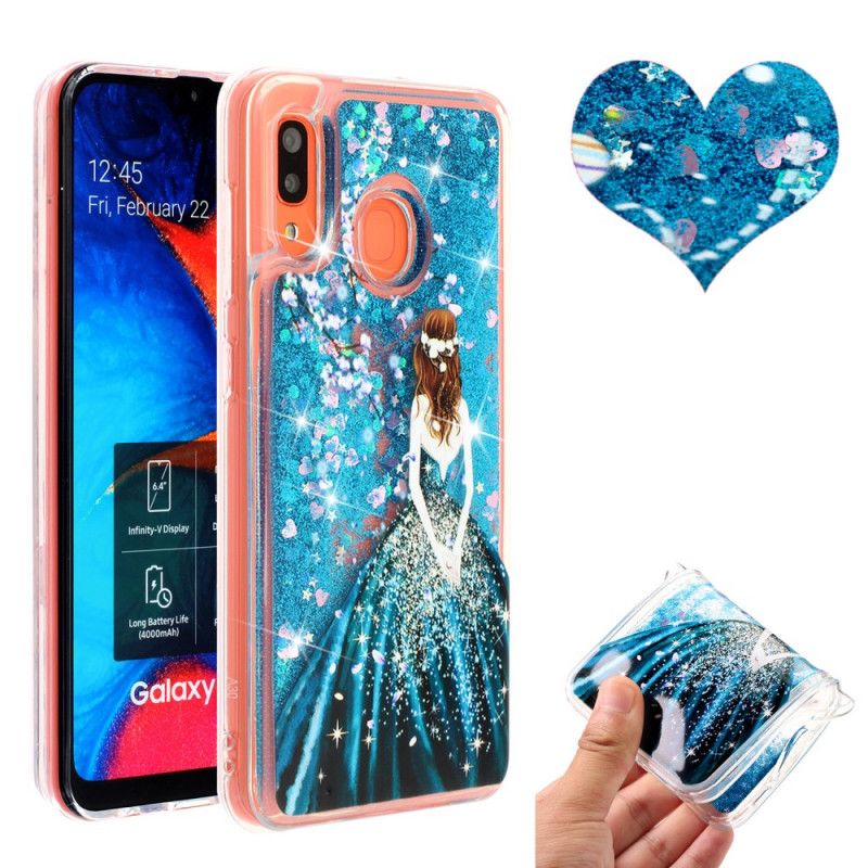 Skal Samsung Galaxy A40 Prinsessglitter