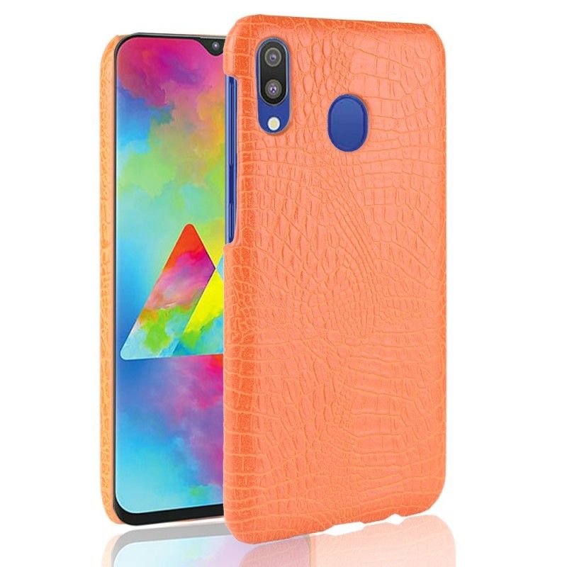 Skal Samsung Galaxy A40 Svart Krokodilhudeffekt