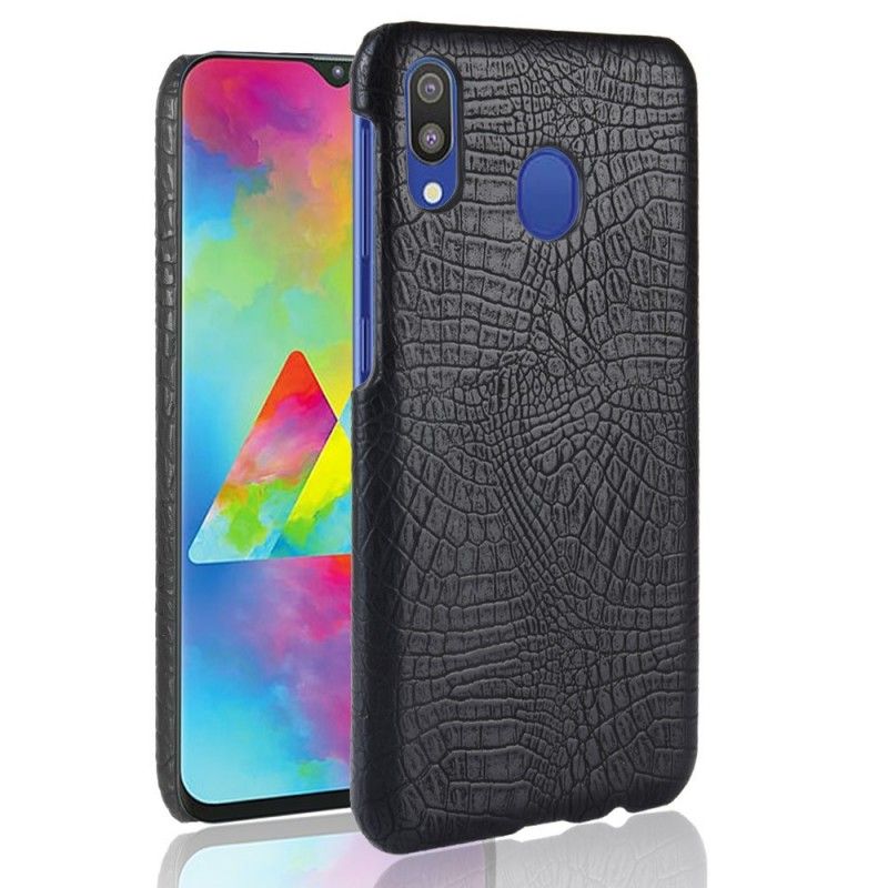 Skal Samsung Galaxy A40 Svart Krokodilhudeffekt