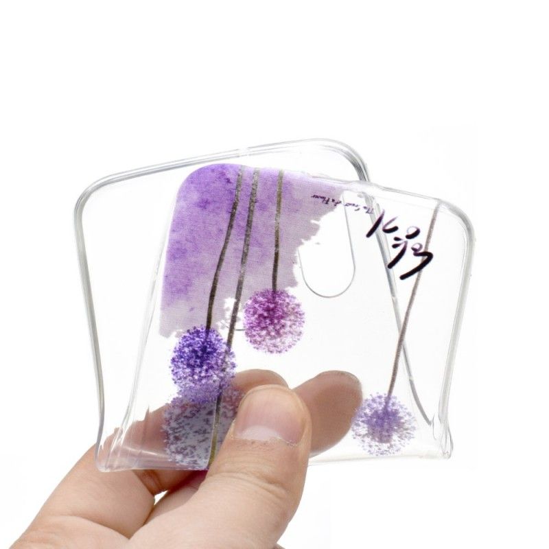 Skal Samsung Galaxy A40 Transparent Färgade Maskrosor