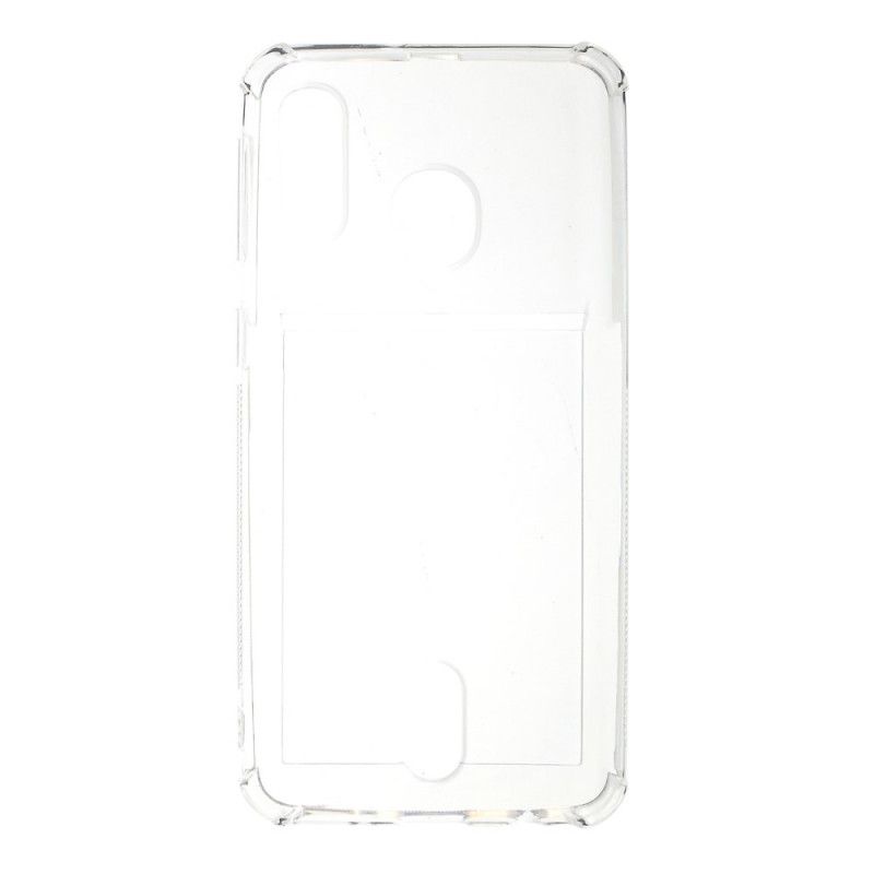 Skal Samsung Galaxy A40 Transparent Korthållare