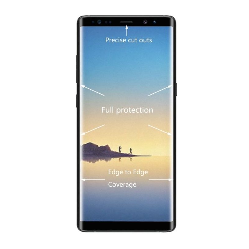 Skydd Av Härdat Glas Samsung Galaxy Note 8 Svart