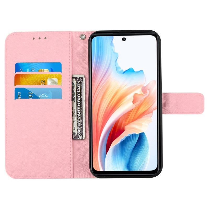 Fodral Oppo Reno 11 5g Rosa Fjärilar