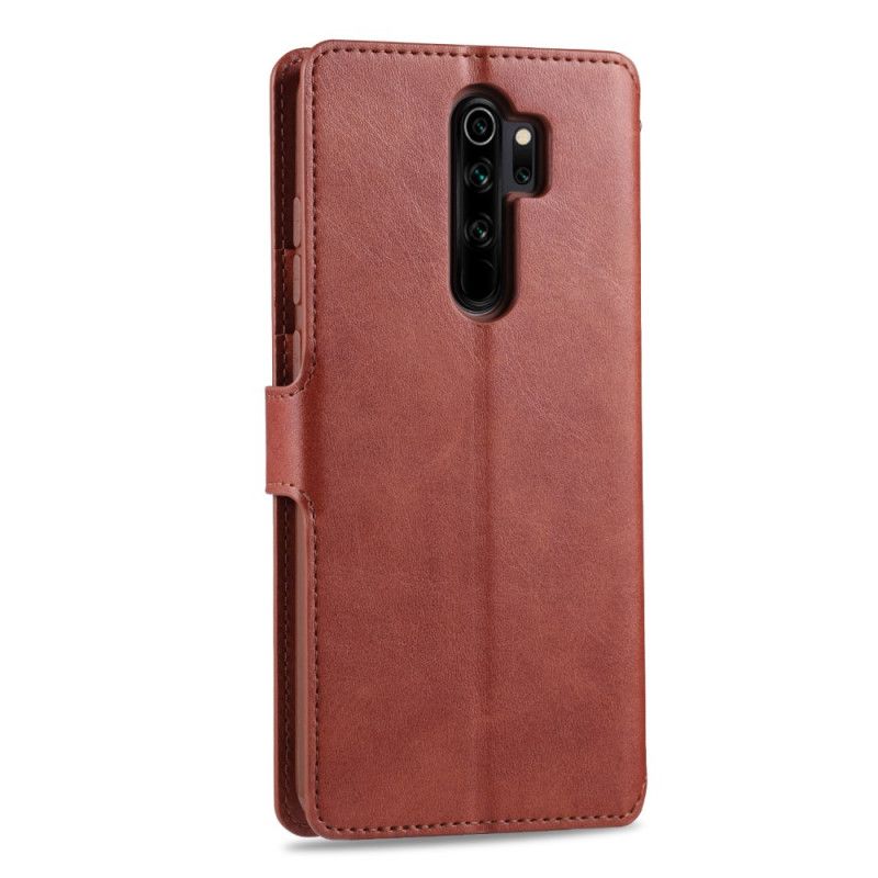 Fodral för Xiaomi Redmi Note 8 Pro Svart Lädereffekt Azns