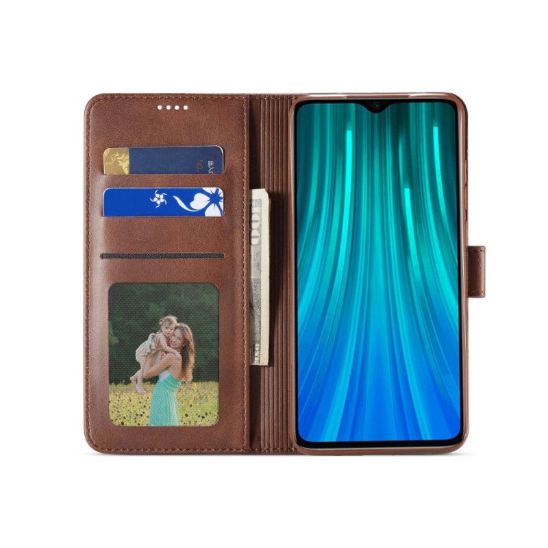 Fodral Xiaomi Redmi Note 8 Pro Svart Lc.Imeeke Lädereffekt