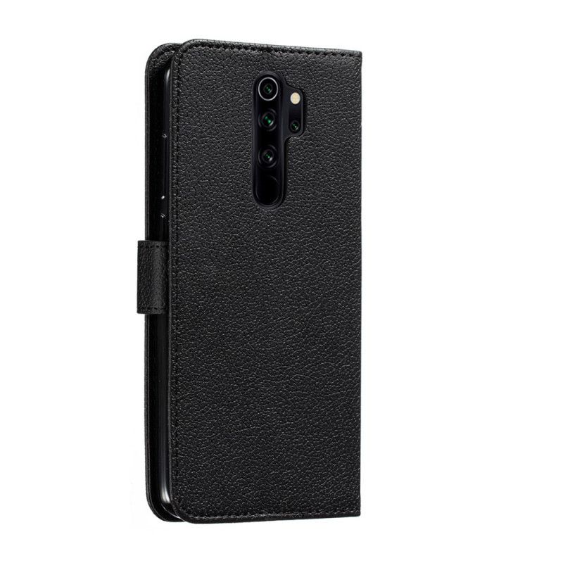 Fodral Xiaomi Redmi Note 8 Pro Svart Lev Ditt Drömimitationsläder