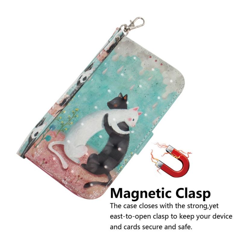 Fodral Xiaomi Redmi Note 8 Pro Thong Cat Friends