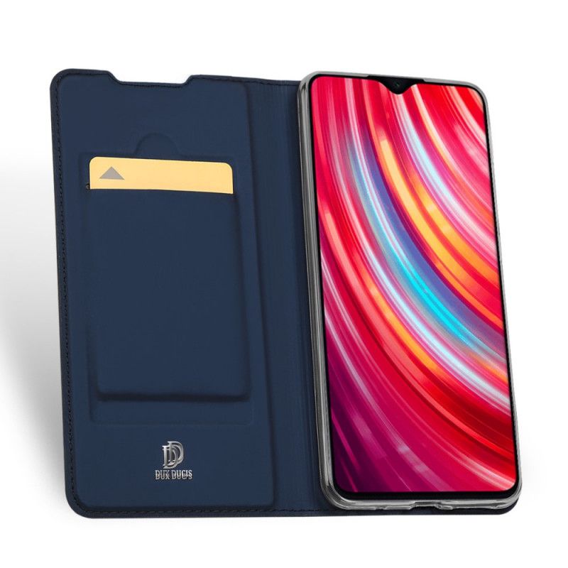 Folio-fodral för Xiaomi Redmi Note 8 Pro Svart Pro Dux Ducis Hud