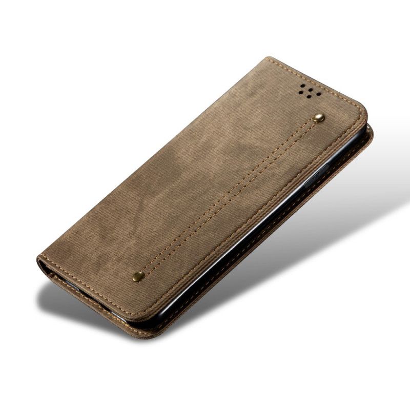 Folio-fodral Xiaomi Redmi Note 8 Pro Svart Jeanstyg