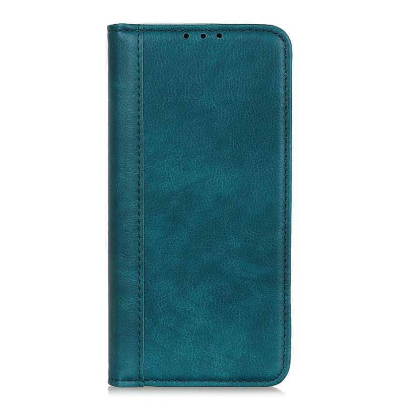 Folio-fodral Xiaomi Redmi Note 8 Pro Svart Mobilskal Split Lychee-Läderversion