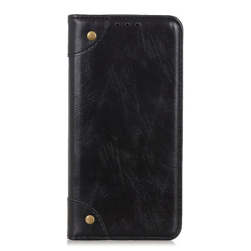 Folio-fodral Xiaomi Redmi Note 8 Pro Svart Mobilskal Vintage Gammal