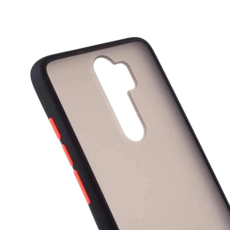 Skal för Xiaomi Redmi Note 8 Pro Svart Hybrid Silikonfälg Design