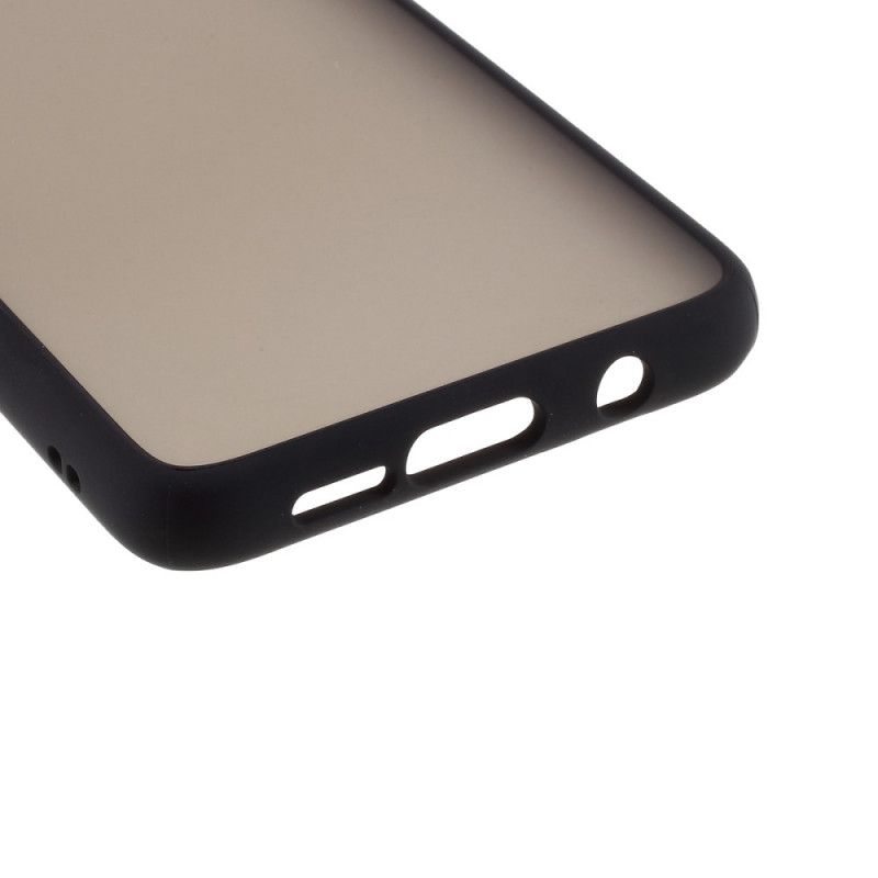 Skal för Xiaomi Redmi Note 8 Pro Svart Hybrid Silikonfälg Design