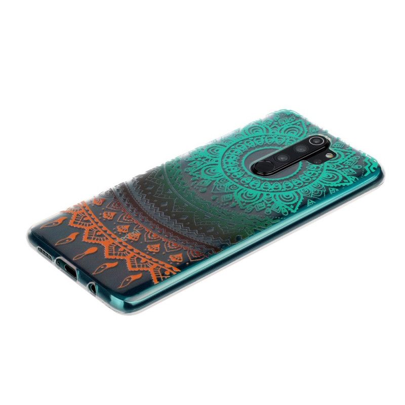 Skal för Xiaomi Redmi Note 8 Pro Transparent Färgglad Mandala