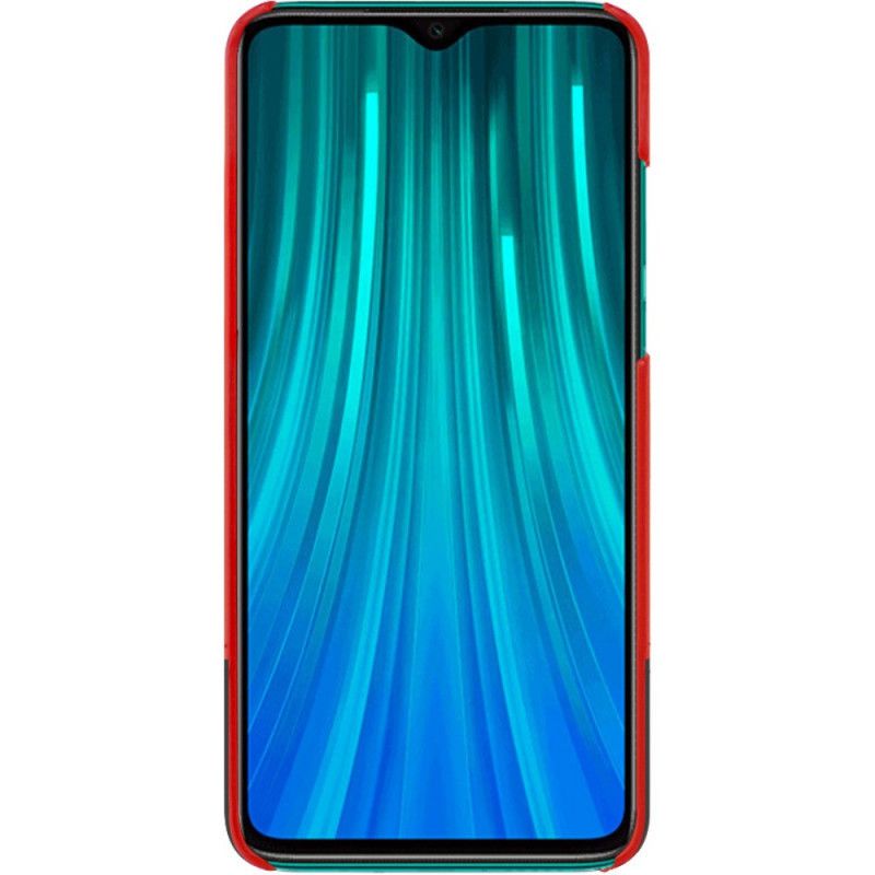 Skal Xiaomi Redmi Note 8 Pro Röd Lädereffekt I Imak Ruiyi-Serien