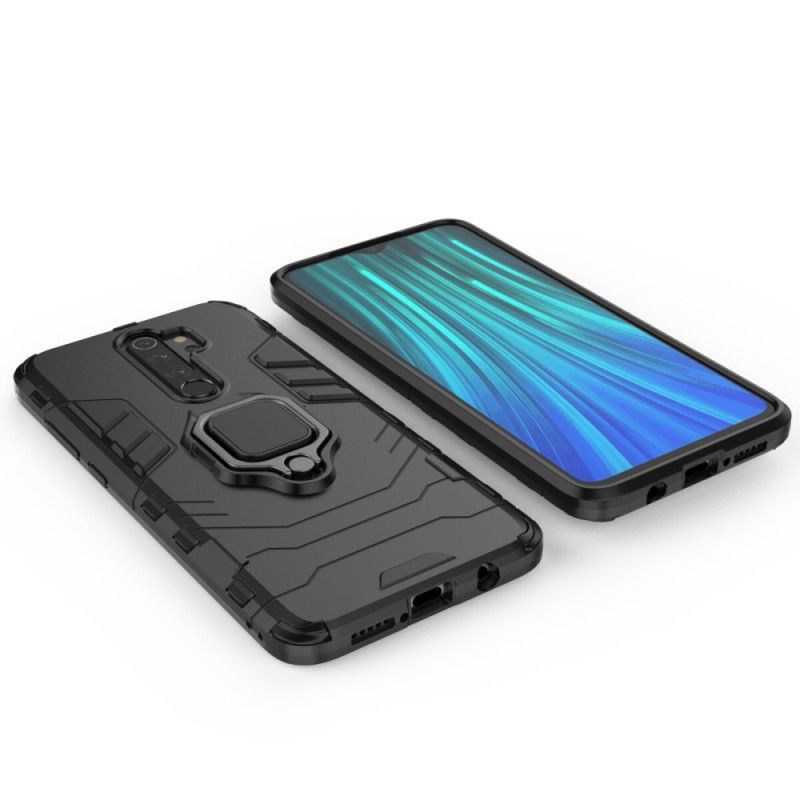 Skal Xiaomi Redmi Note 8 Pro Svart Resistent Ring