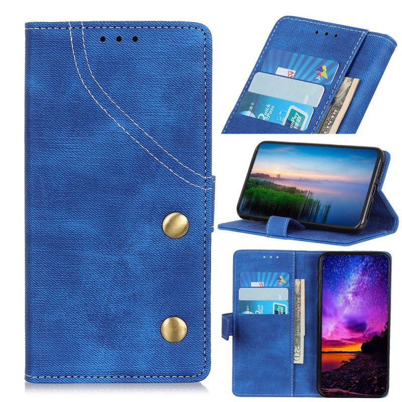 Skyddsfodral Xiaomi Redmi Note 8 Pro Svart Jeansknappar