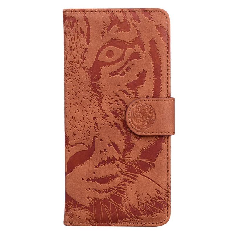 Fodral Moto G200 5g Tiger Face Print