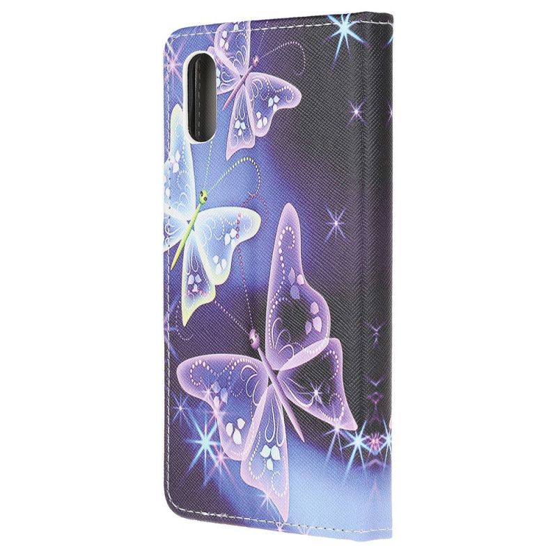 Fodral för Xiaomi Redmi 9A Neonfjärilar